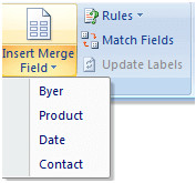 Microsoft Word Mail Merge3