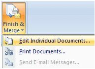 Microsoft Word Mail Merge4